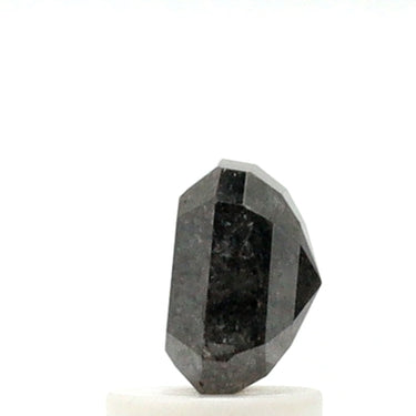 Diamante de sal y pimienta de talla radiante de 1,43 quilates