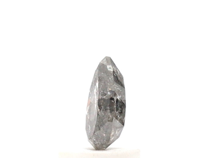 0.72 Ct Pear Cut Salt and Pepper Diamond