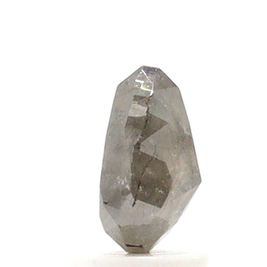 Diamant sel et poivre en forme de poire de 1,55 ct