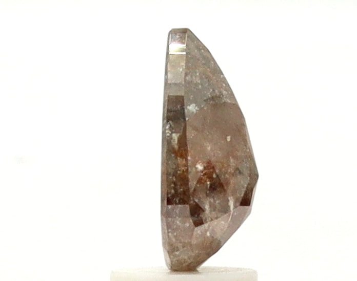 2.09ct Pear Shape Salt and Pepper Diamond