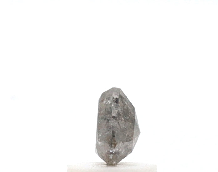 0.80 Ct Pear Shape Salt and Pepper Diamond
