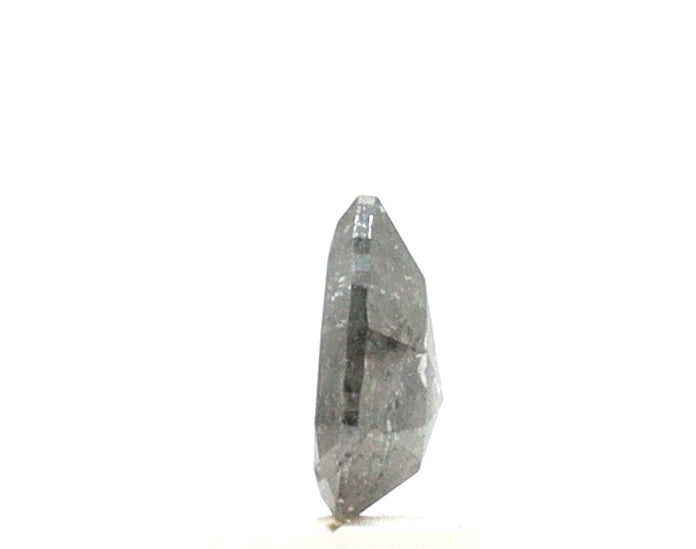 0.50 Carat Pear Cut Salt and Pepper Diamond