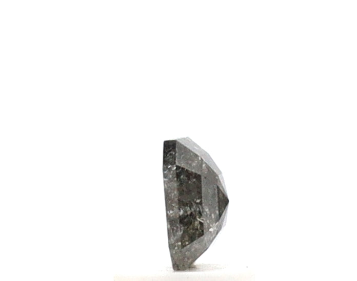 0.80 Ct Radiant Cut Salt and Pepper Diamond