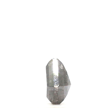 0.56 Carat Shield Cut Salt and Pepper Diamond