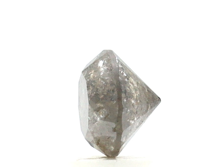 2.04 Ct Round Cut Salt and Pepper Diamond