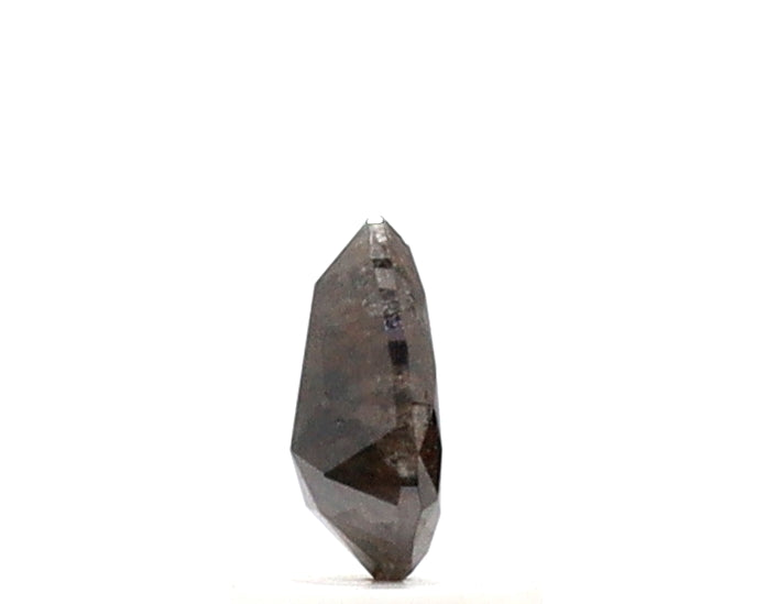 0.50 Ct Pear Shape Salt and Pepper Diamond