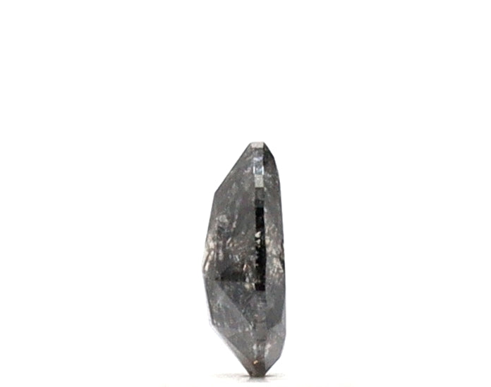 0.50 Ct Pear Cut Salt and Pepper Diamond