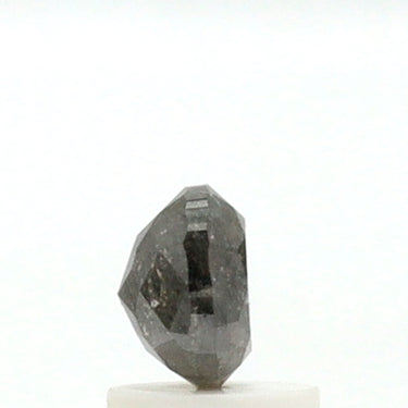 Diamante de sal y pimienta de talla cojín de 1,13 quilates