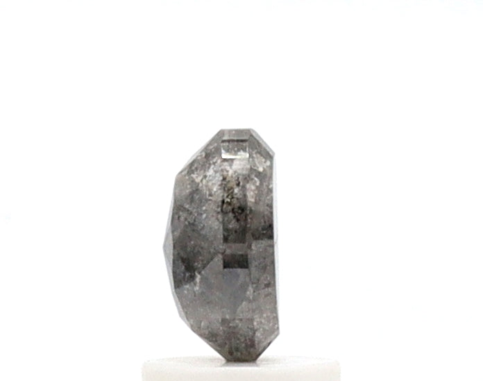 1.17ct Oval Cut Salt and Pepper Diamond