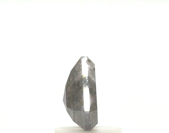 1.27 Ct Shield Shape Salt and Pepper Diamond