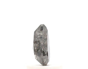 0.80 ct Pear Cut Salt and Pepper Diamond