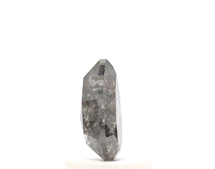 0.80 ct Pear Cut Salt and Pepper Diamond
