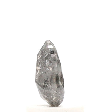 Diamant sel et poivre taille poire de 0,72 ct