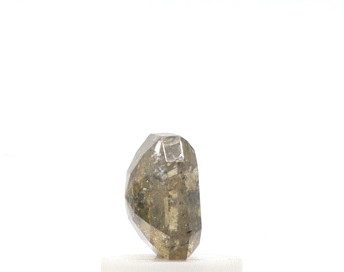 0.95 Ct Asscher Cut Salt and Pepper Diamond
