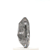 0.82 Ct Pear Shape Salt and Pepper Diamond