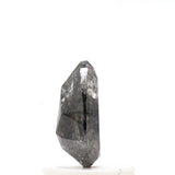 0.78 Ct Pear Shape Salt and Pepper Diamond