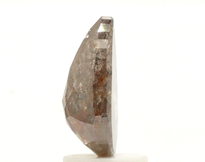 2.09ct Pear Shape Salt and Pepper Diamond