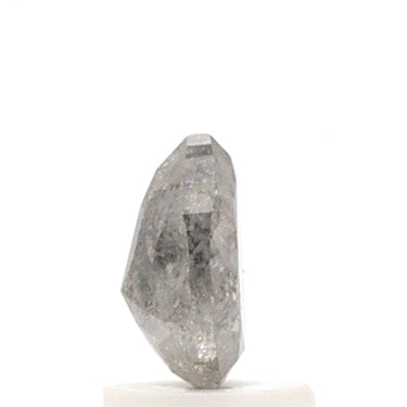 Diamant sel et poivre taille poire de 1,20 ct