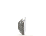 0.80 Ct Radiant Cut Salt and Pepper Diamond