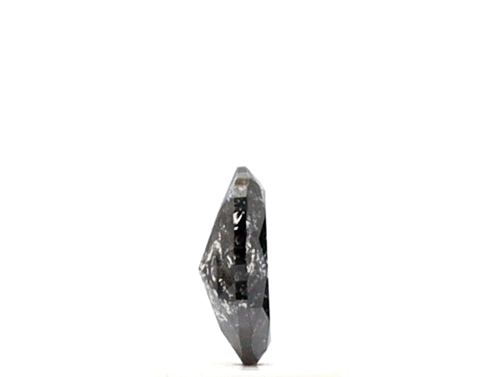 0.50 Ct Oval Cut Salt and Pepper Diamond