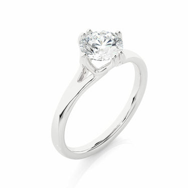 1.10 Ct Lab Diamond Six Prong Solitaire Moissanite Engagement Ring White Gold