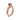 1.50 Carat Black Diamond Swirl Rose Gold Engagement Ring