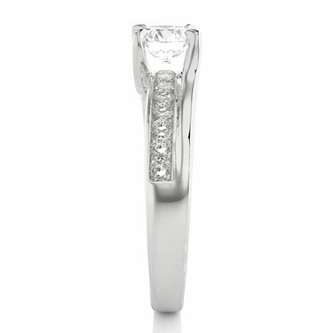 1 Ct Tension Set Engagement Ring In White Gold
