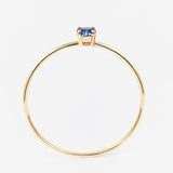 0.70ct Tanzanite Ring In Yellow Gold