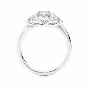 1.42 Ct Wt Lab Created Diamond 3 Stone Engagement Ring Three Stone Engagement Rings