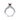 1 Carat Round Shape Prong Setting Black Diamond Two Tone Art-Deco Engagement Ring