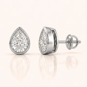 0.50 CT to 5 CT Pear Diamond Stud Earrings in Multiple Settings