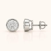 0.50 Ct to 5 Carat Round Stud Earrings in Multiple Settings