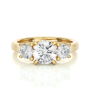 1.95 Trinity Lab Diamond Engagement Ring White Gold