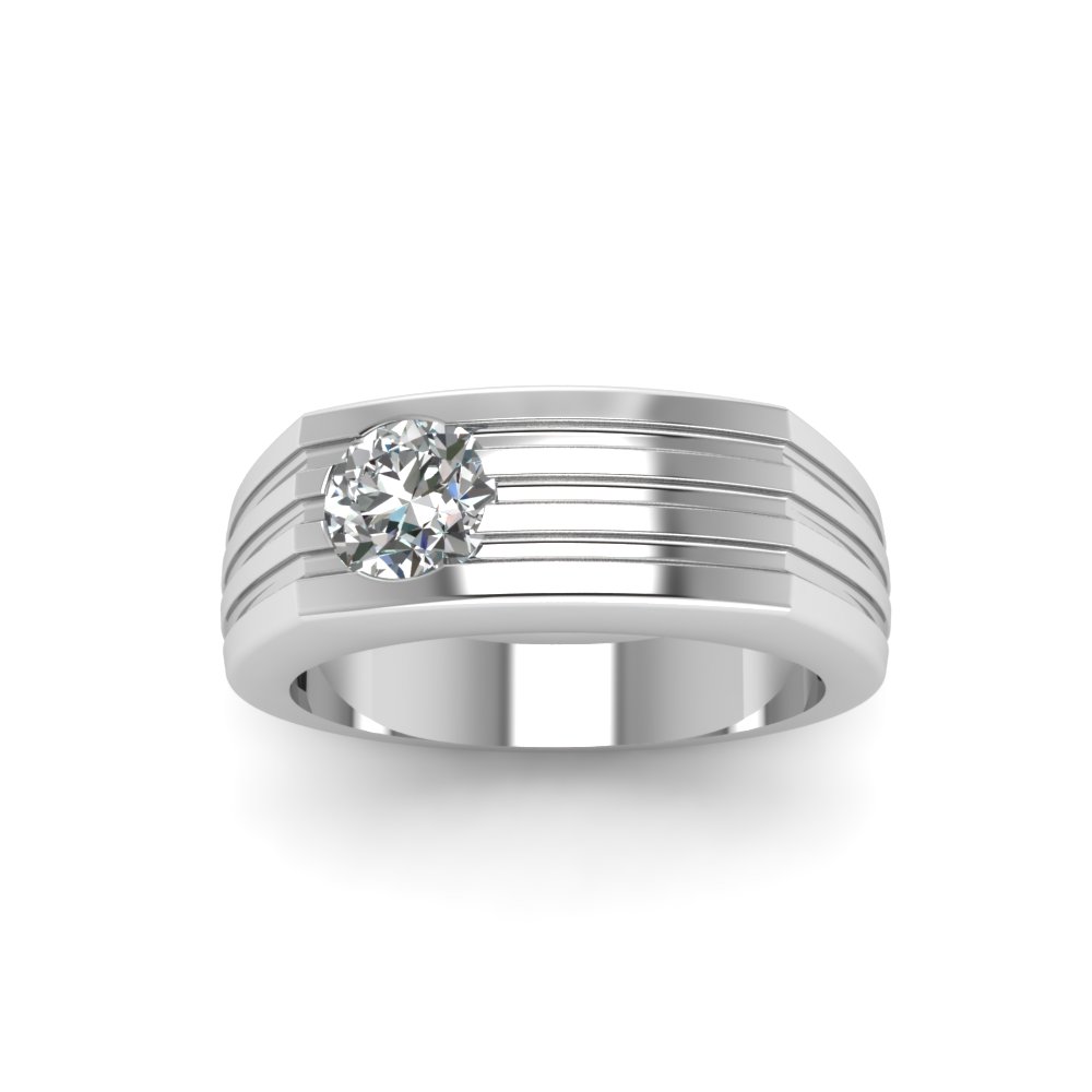 bezel-set-diamond-wedding-ring