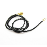 20 Inch Black Diamond Beads