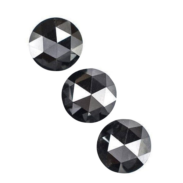 4.00 MM To 5.00 MM Rose Cut Black Diamonds Lot