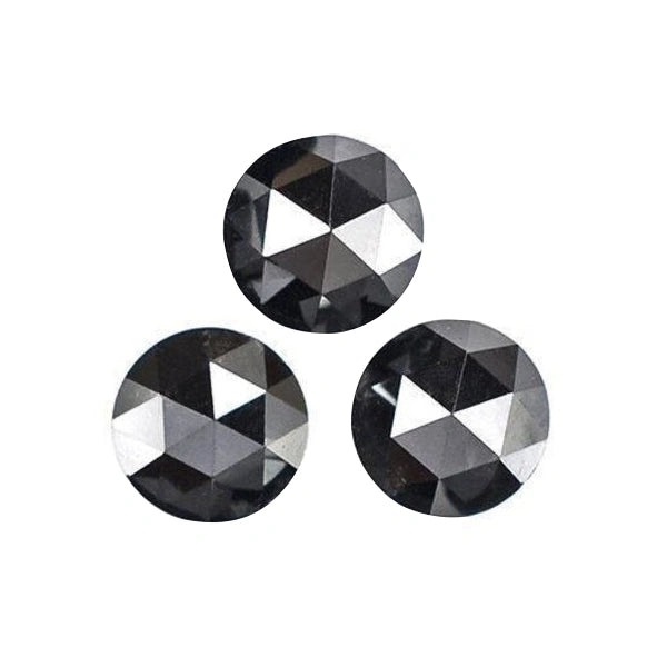 4.00 MM To 5.00 MM Rose Cut Black Diamonds Lot