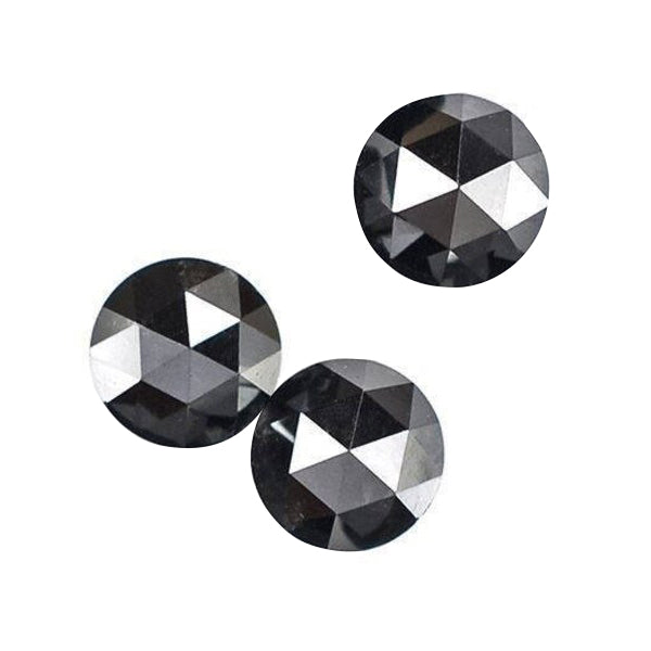 4.00 MM To 5.00 MM Rose Cut Black Diamonds Lot