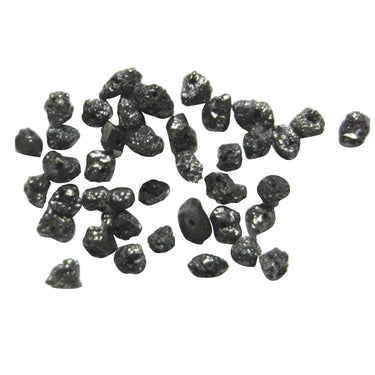 3 Carat Natural Black Diamond Uncut Raw Beads