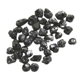 Natural 3 Carat Black Uncut Diamond Beads