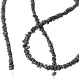 16 Inch Natural Raw Uncut Black Diamond Beads Strand