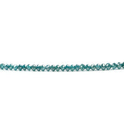7 Inch Blue Color Diamond Beads Strand