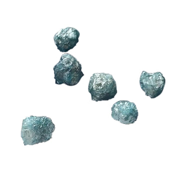 3 Carat Blue Color Uncut Diamond Beads