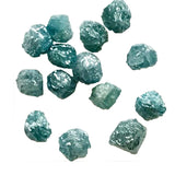 3 Carat Blue Color Uncut Diamond Beads