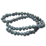 16 Inch Blue Uncut Diamond Beads Necklace