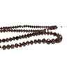 28 Ct Brown Diamond Faceted Beads Strand