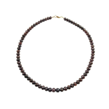 16 Inch Natural Brown Diamond Beads Necklace