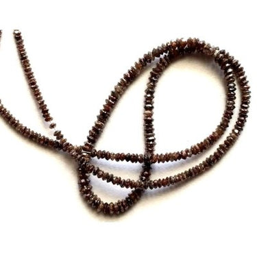 3 Ct Brown Faceted Diamond Beads