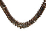 18 Inch Brown Diamond Beads Necklace
