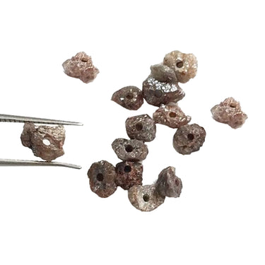 3 Ct Natural Rough Brown Diamond Beads
